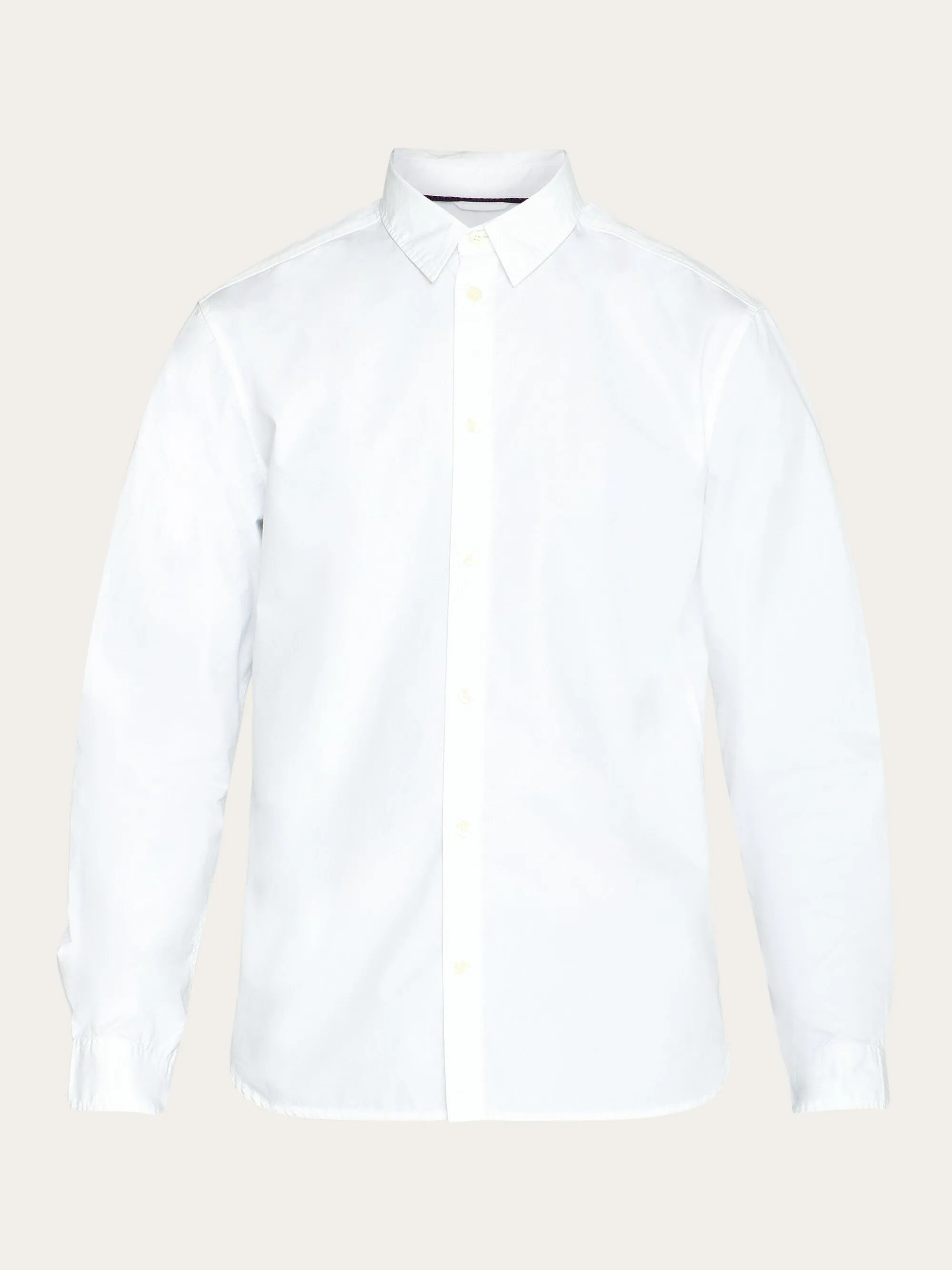 ALF regular crispy cotton shirt - GOTS/Vegan - Bright White Knowledge Cotton