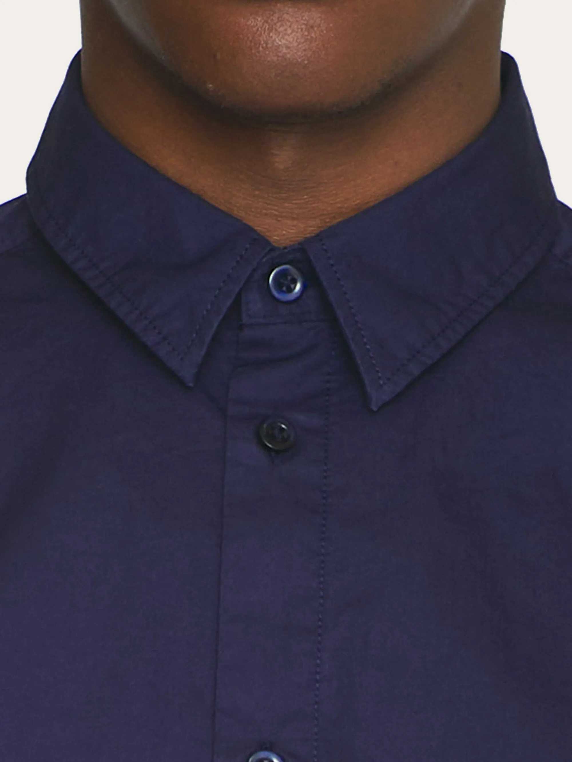 ALF regular crispy cotton shirt - GOTS/Vegan - Total Eclipse Knowledge Cotton