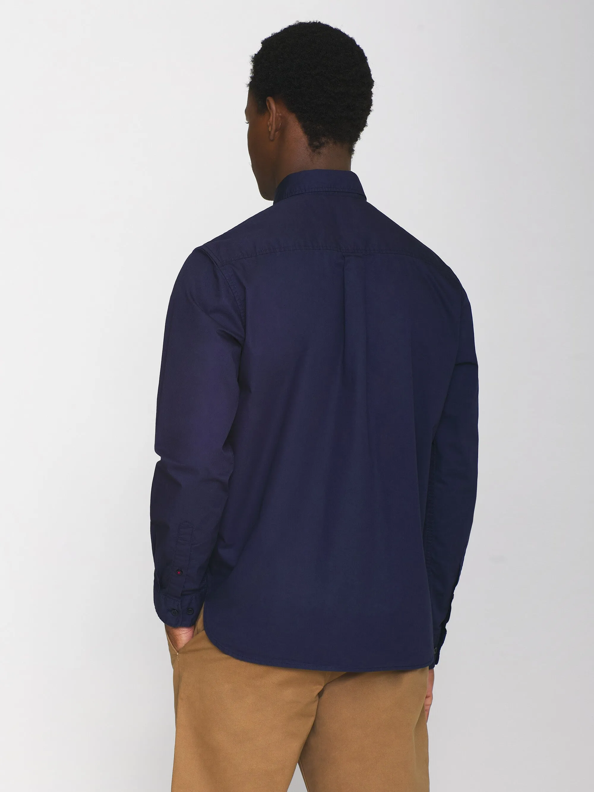 ALF regular crispy cotton shirt - GOTS/Vegan - Total Eclipse Knowledge Cotton