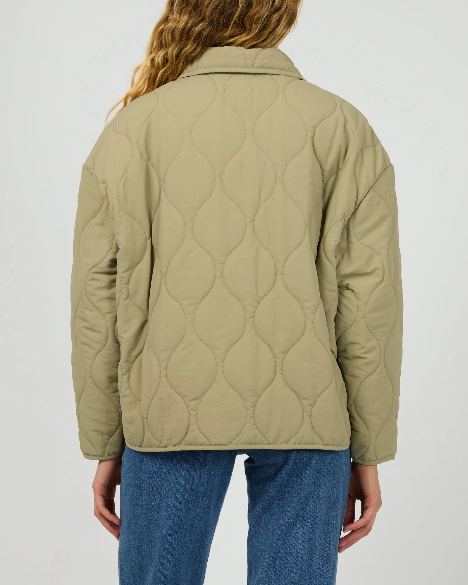 Archer Stitched Jacket Khaki