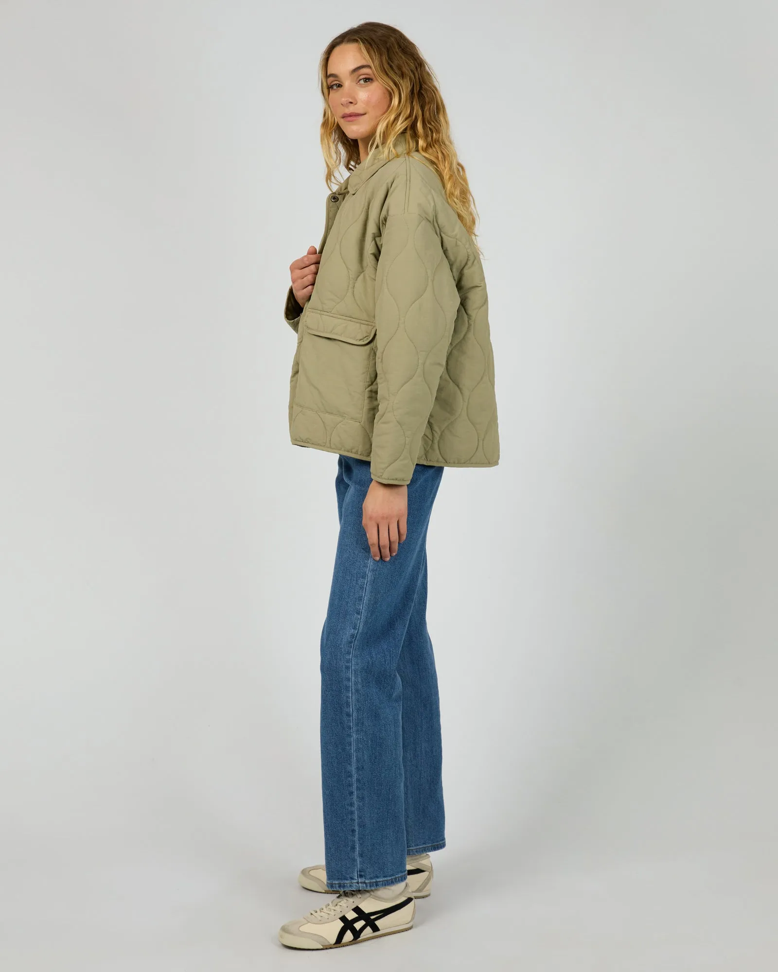 Archer Stitched Jacket Khaki