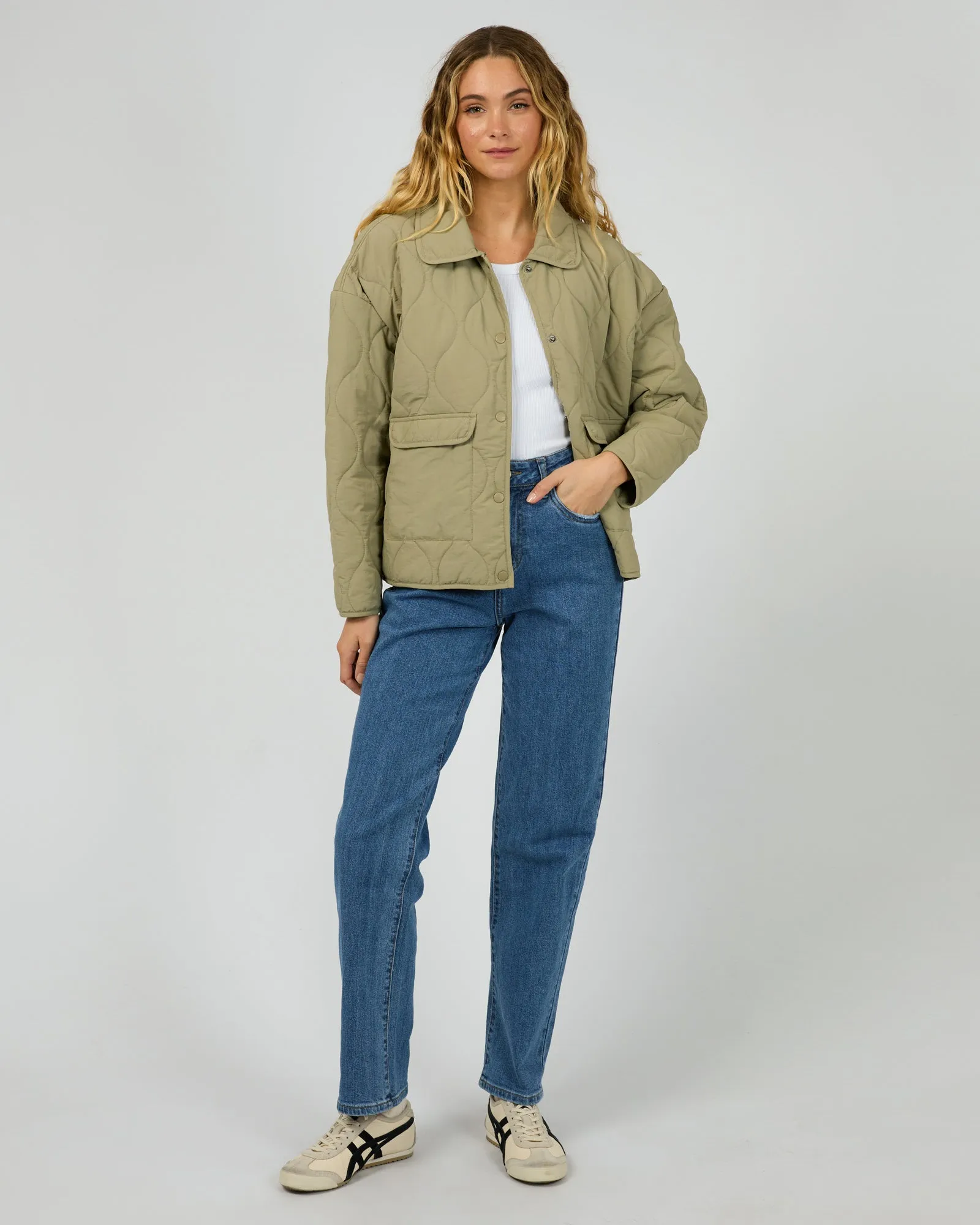 Archer Stitched Jacket Khaki