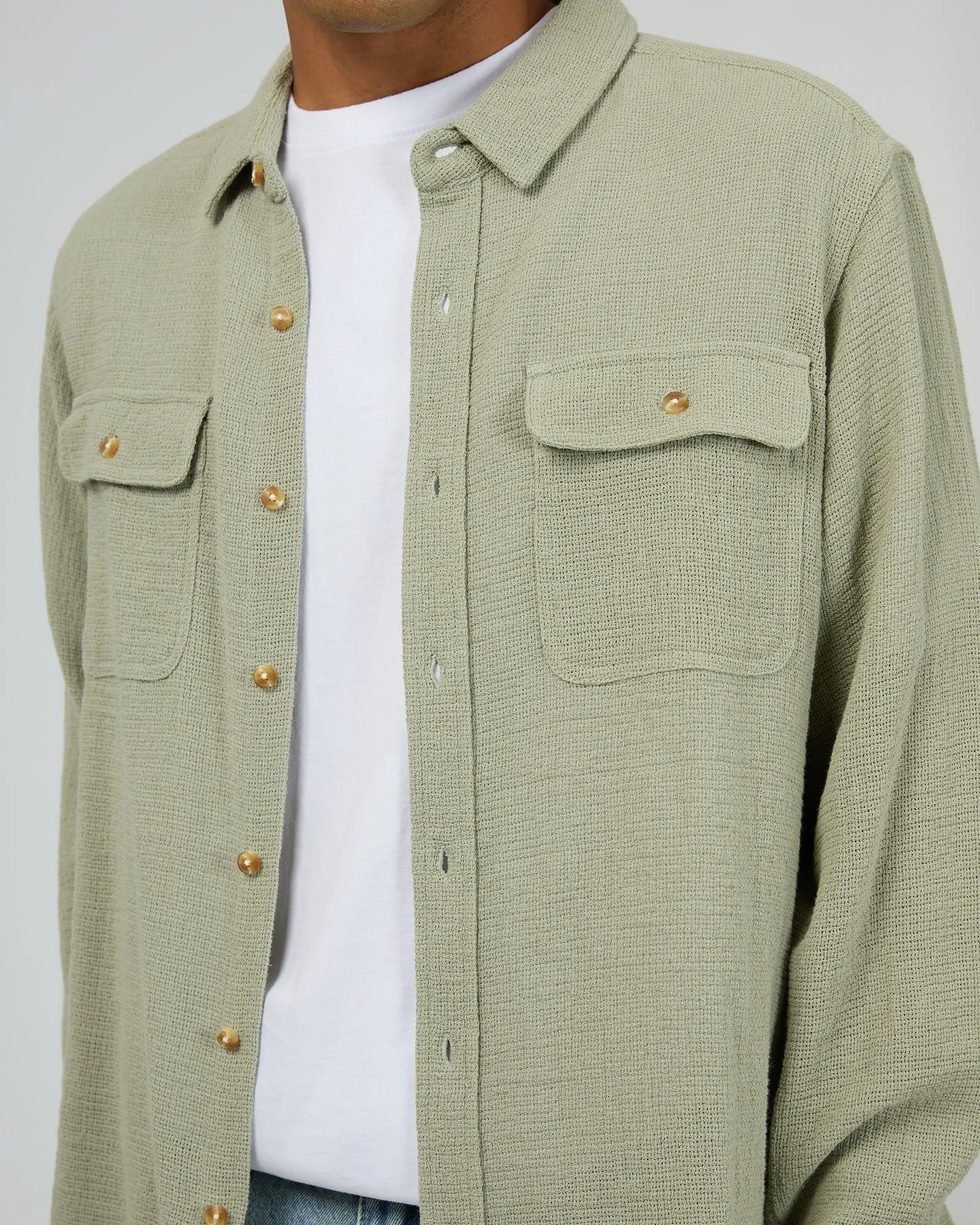 Aspen Ls Shirt Sage