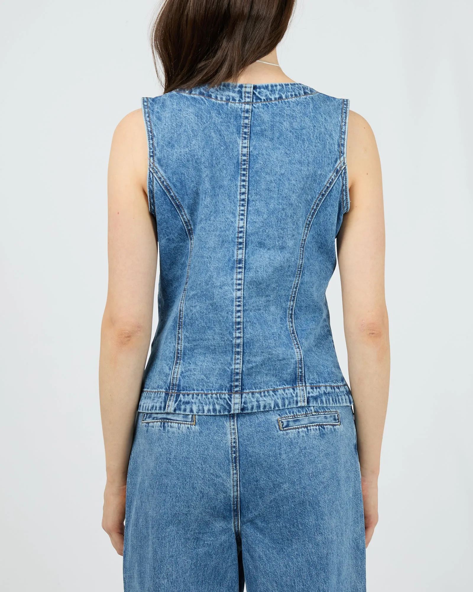 Aster Vest Mid Blue