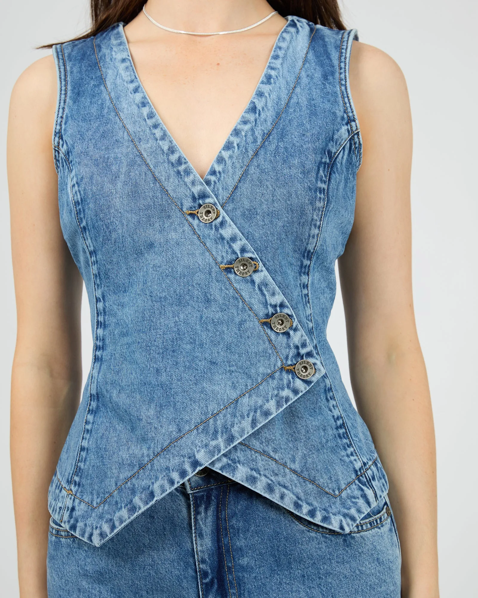 Aster Vest Mid Blue