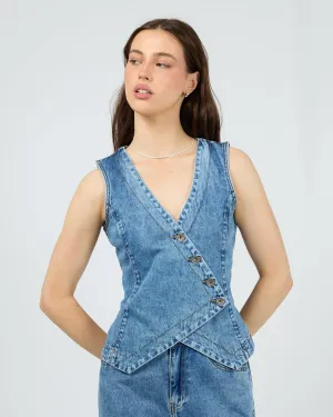 Aster Vest Mid Blue