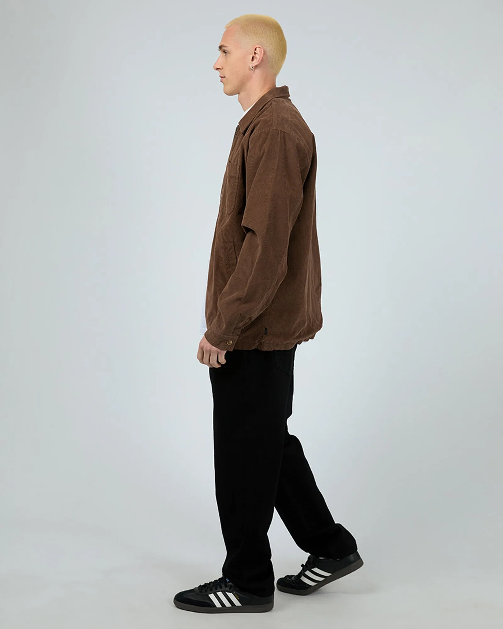 Baby Cord Zip Thru Jacket Chocolate