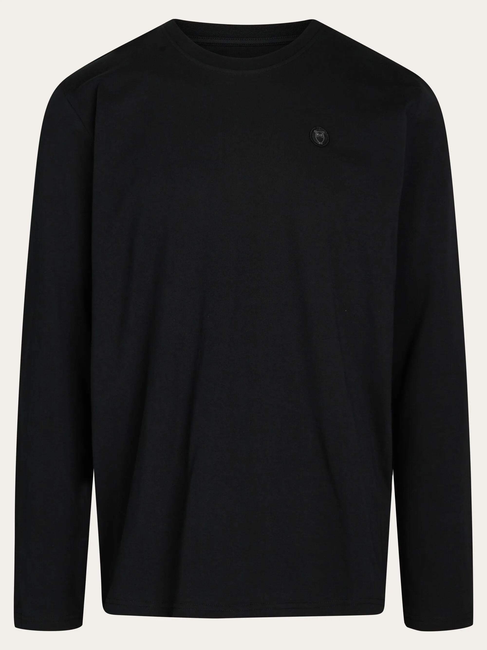 Badge long sleeve - Black Jet Knowledge Cotton