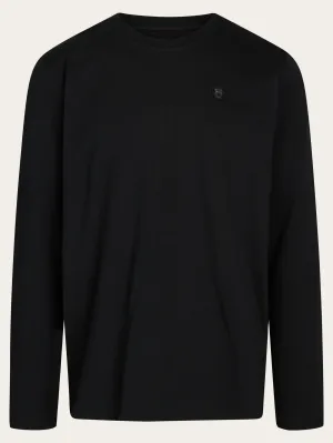 Badge long sleeve - Black Jet Knowledge Cotton