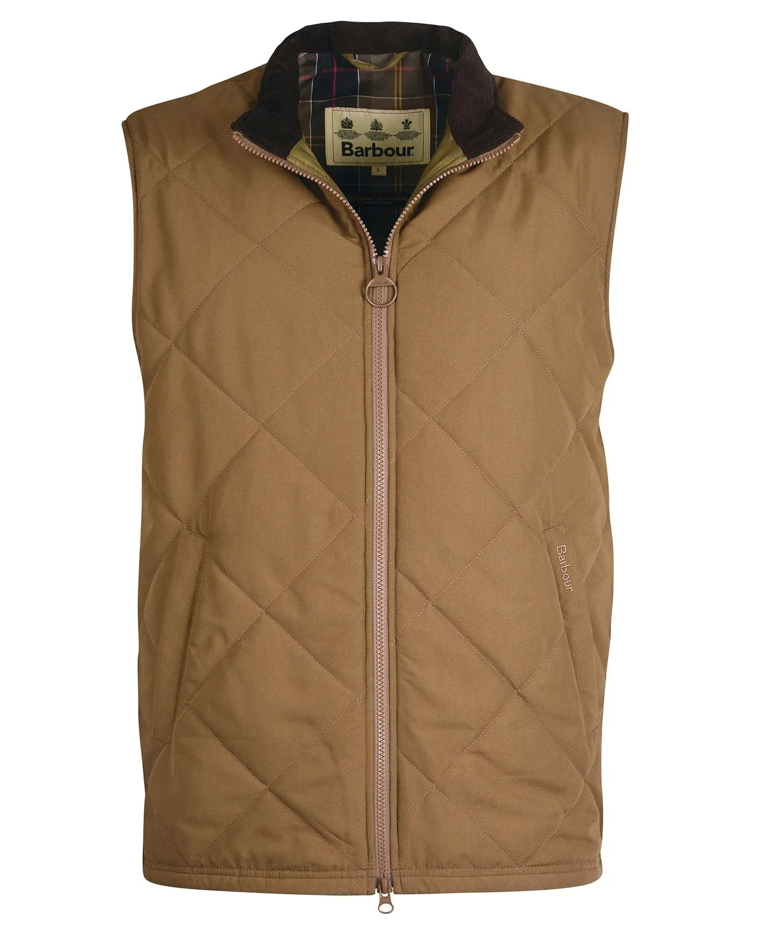 Barbour Men's Kurt Gilet - Dark Sand
