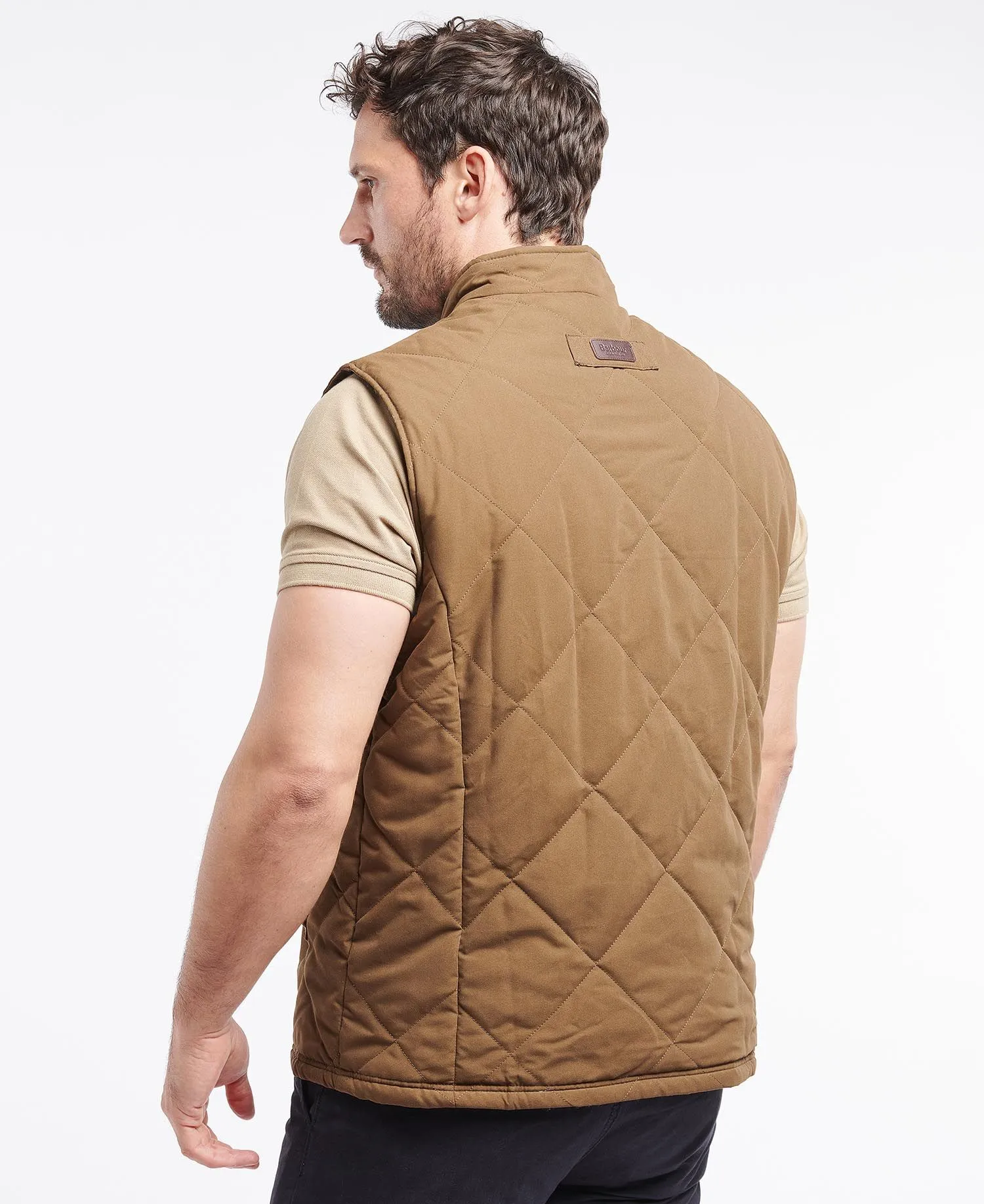 Barbour Men's Kurt Gilet - Dark Sand