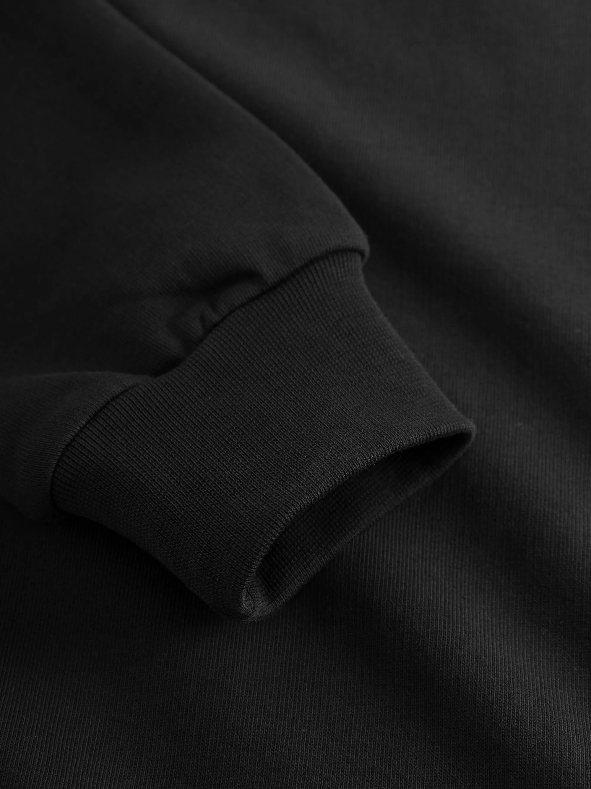 Basic badge sweat - Black Jet Knowledge Cotton