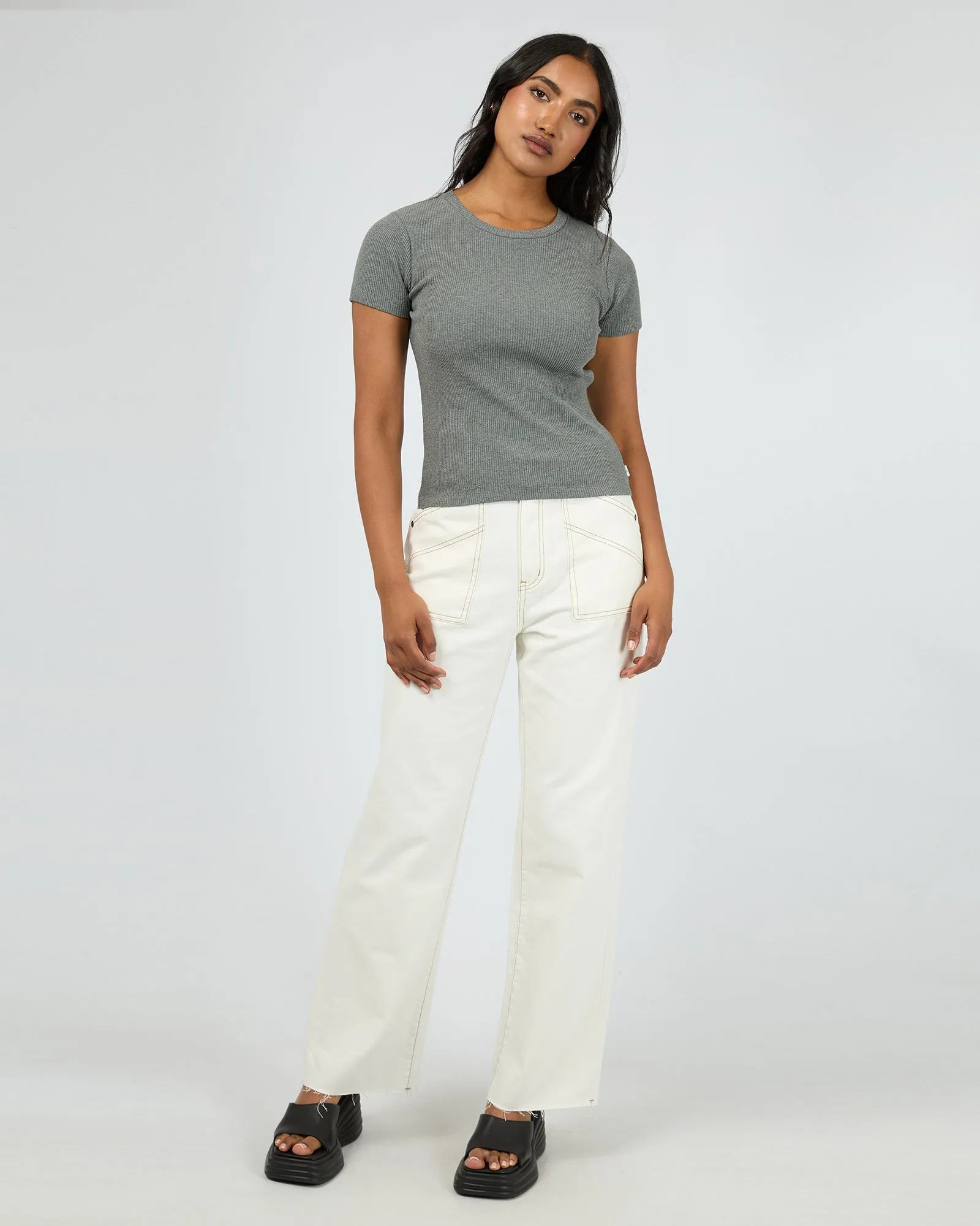Bella Tee Charcoal
