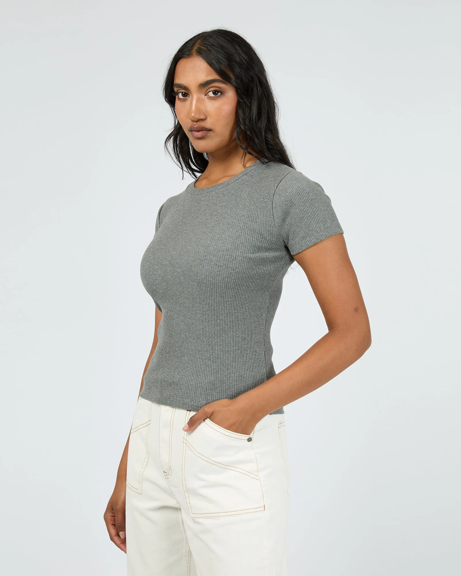 Bella Tee Charcoal
