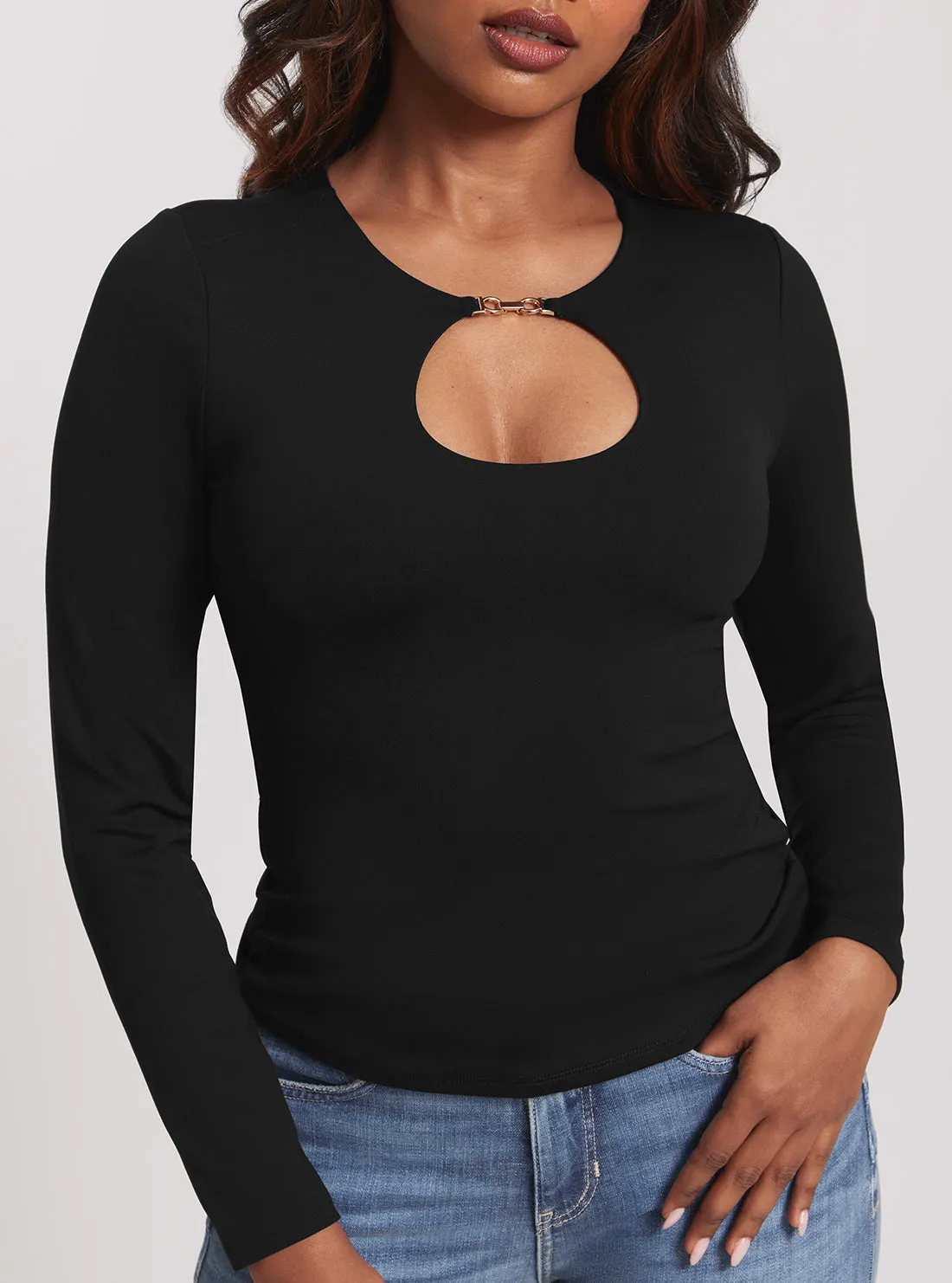 Black Keyhole Morgen Top Guess
