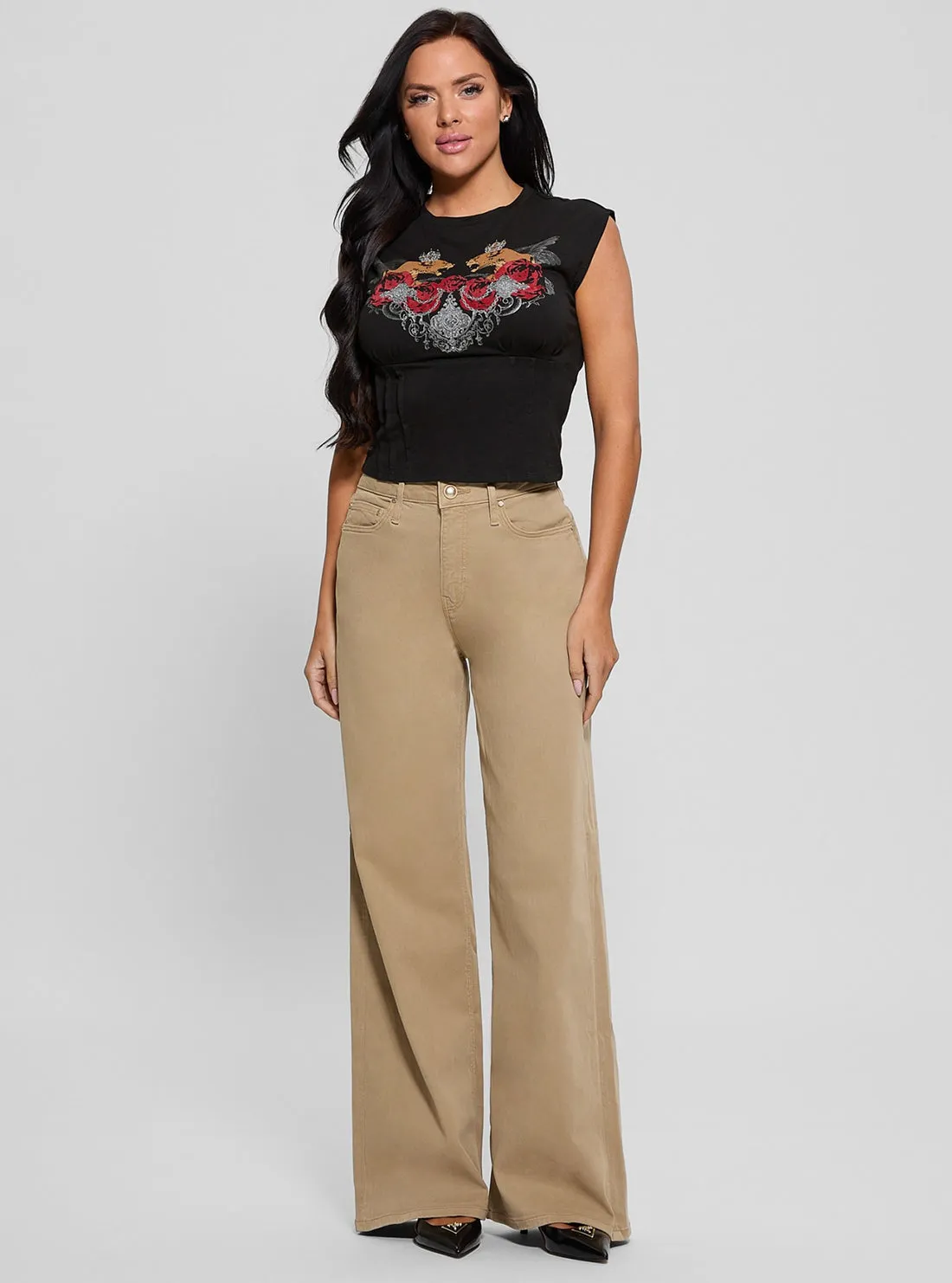 Black Lioness Corset Top Guess