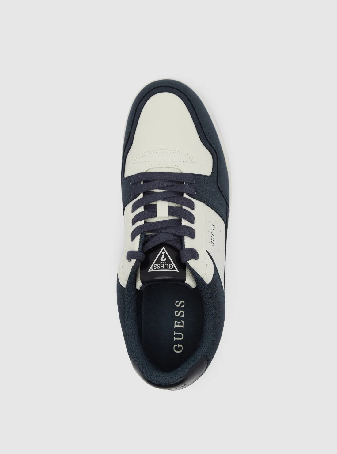 Black White Tambix Low-Top Sneakers Guess