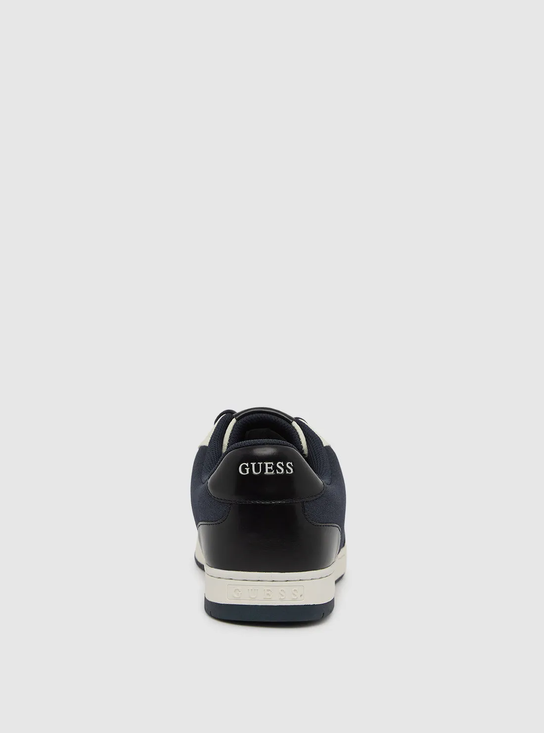 Black White Tambix Low-Top Sneakers Guess
