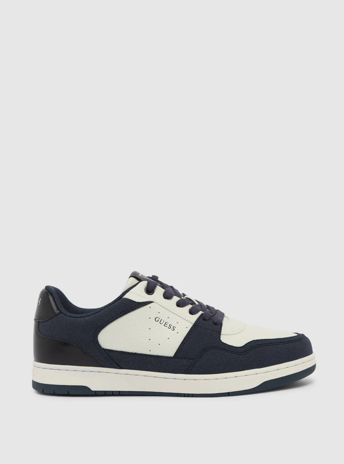 Black White Tambix Low-Top Sneakers Guess