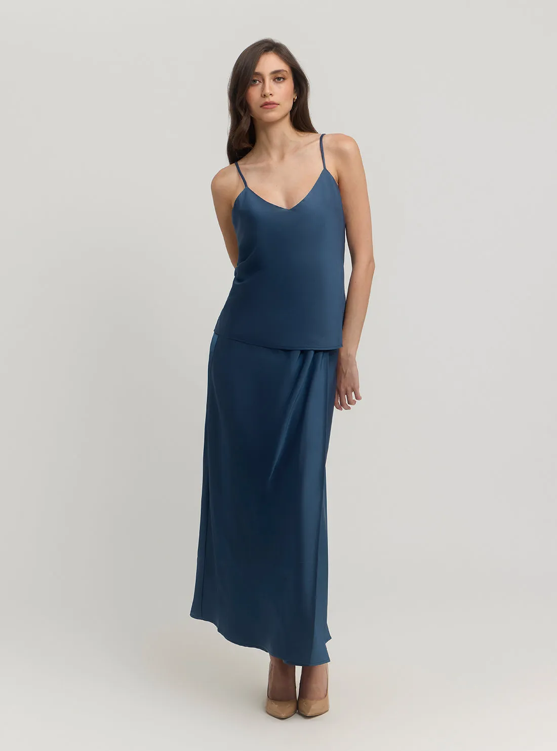Blue Anastasia Tank Top Guess