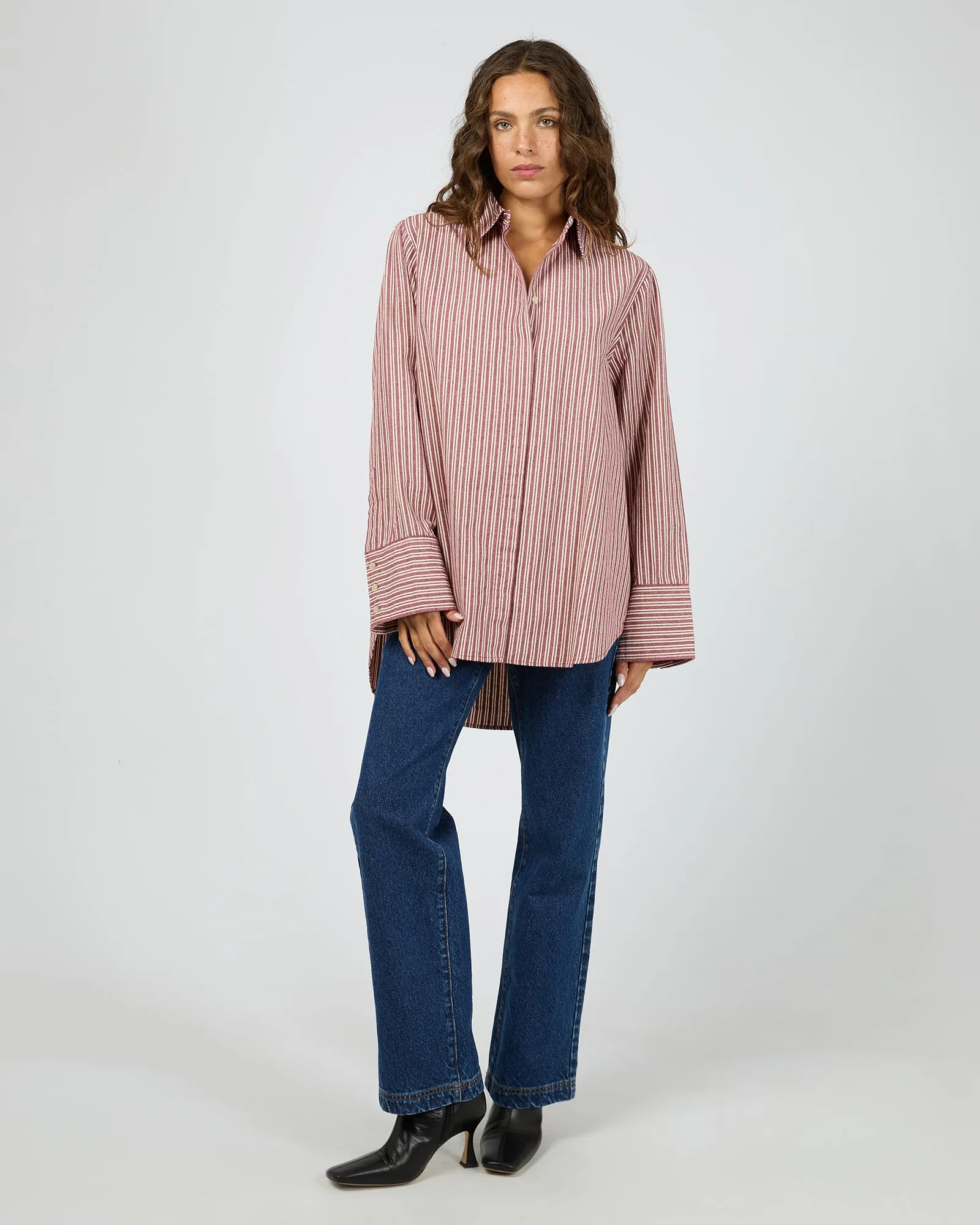 Bordeaux Long Sleeve Shirt Cherry