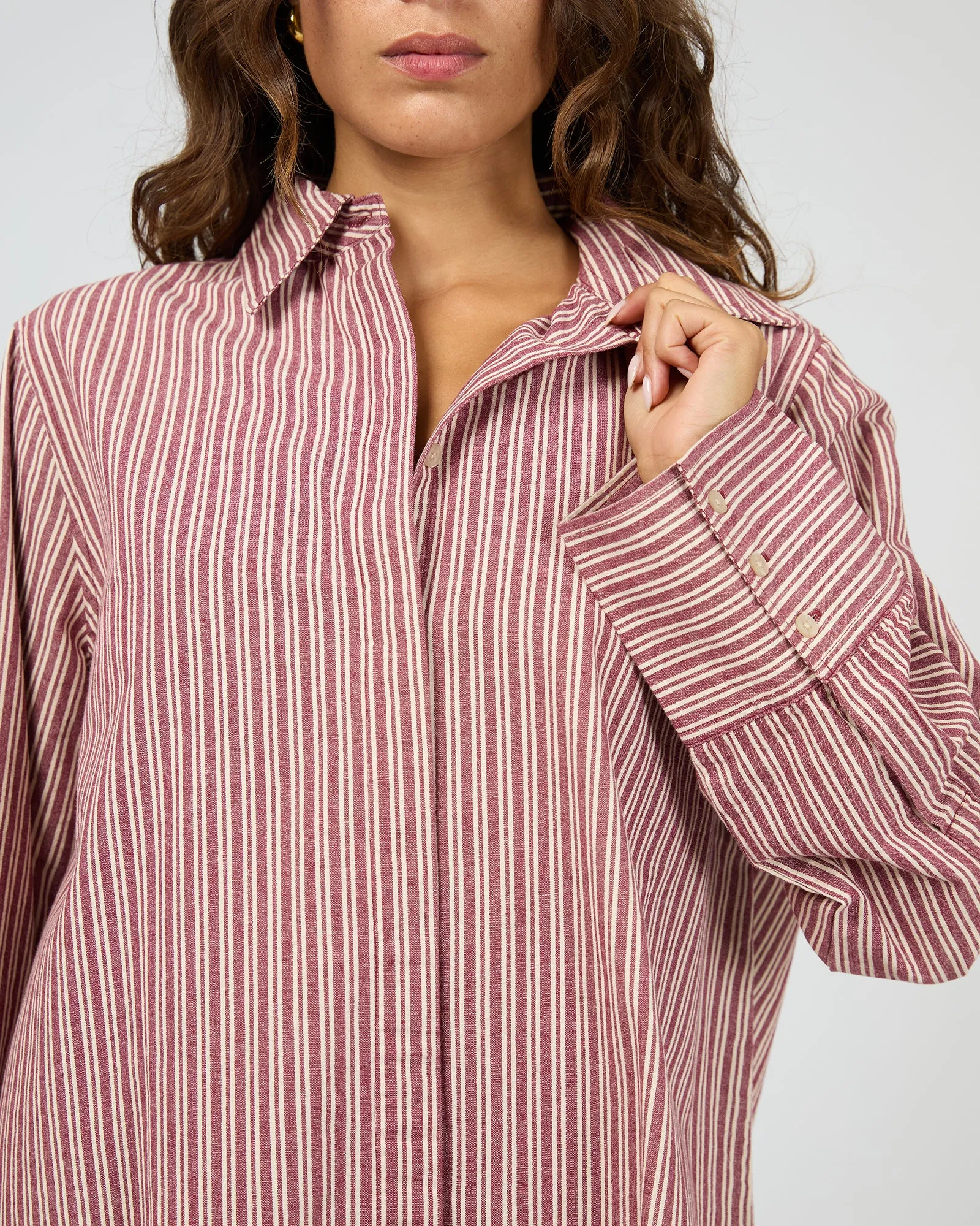 Bordeaux Long Sleeve Shirt Cherry