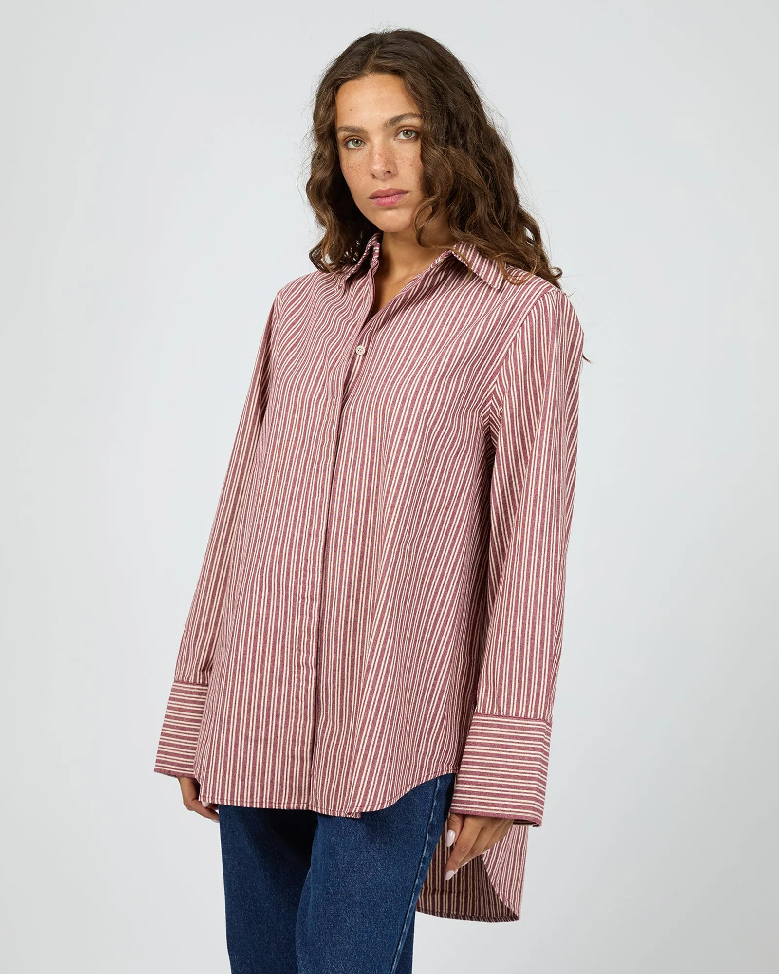 Bordeaux Long Sleeve Shirt Cherry