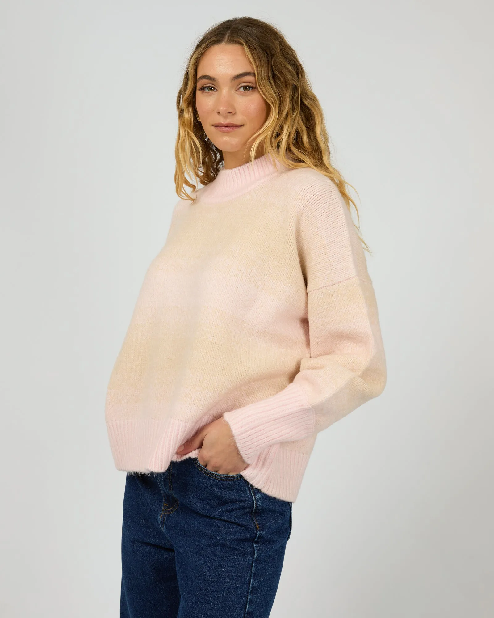 Brandi Knit Jumper Pale Pink