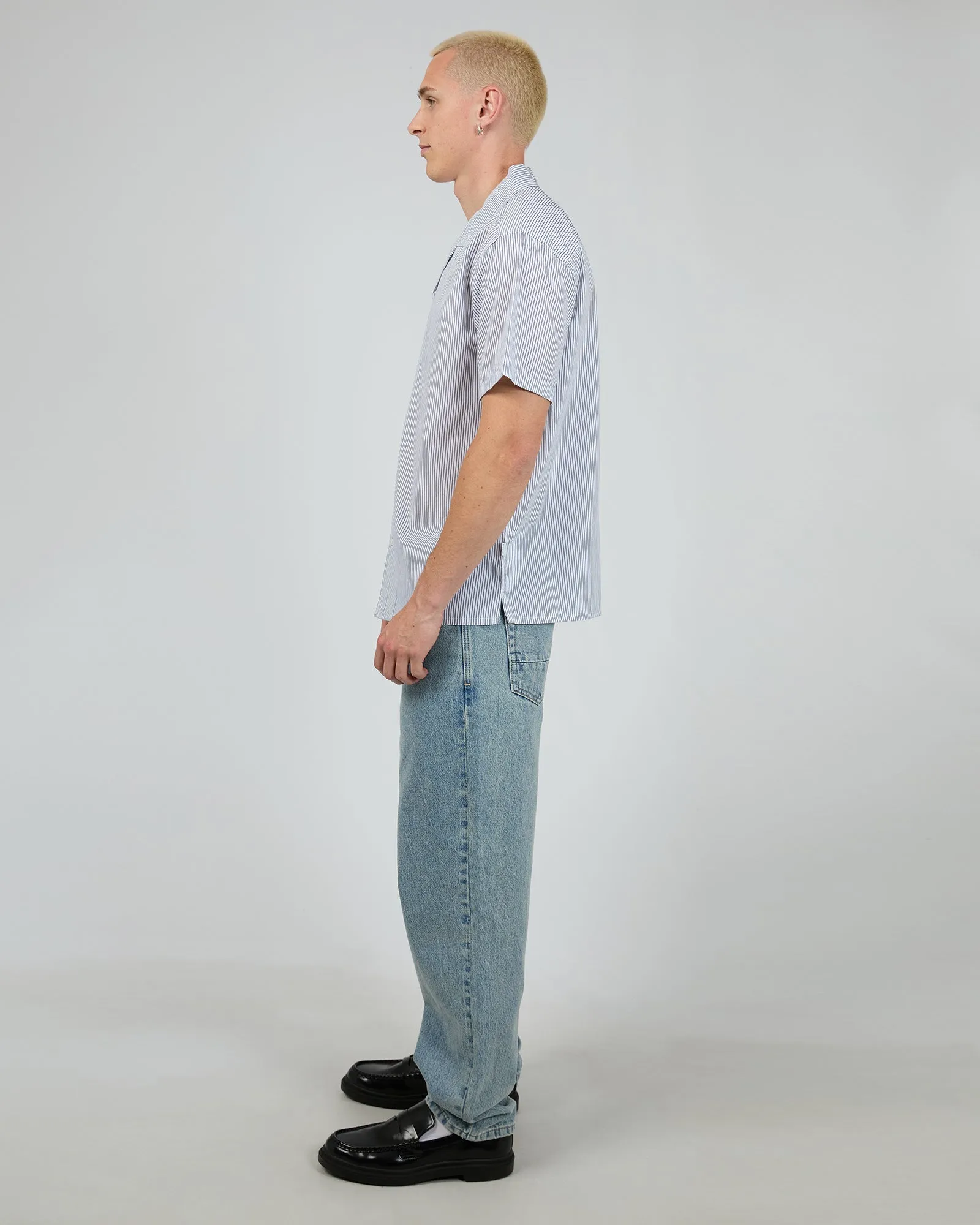 Charlie Stripe Shirt White