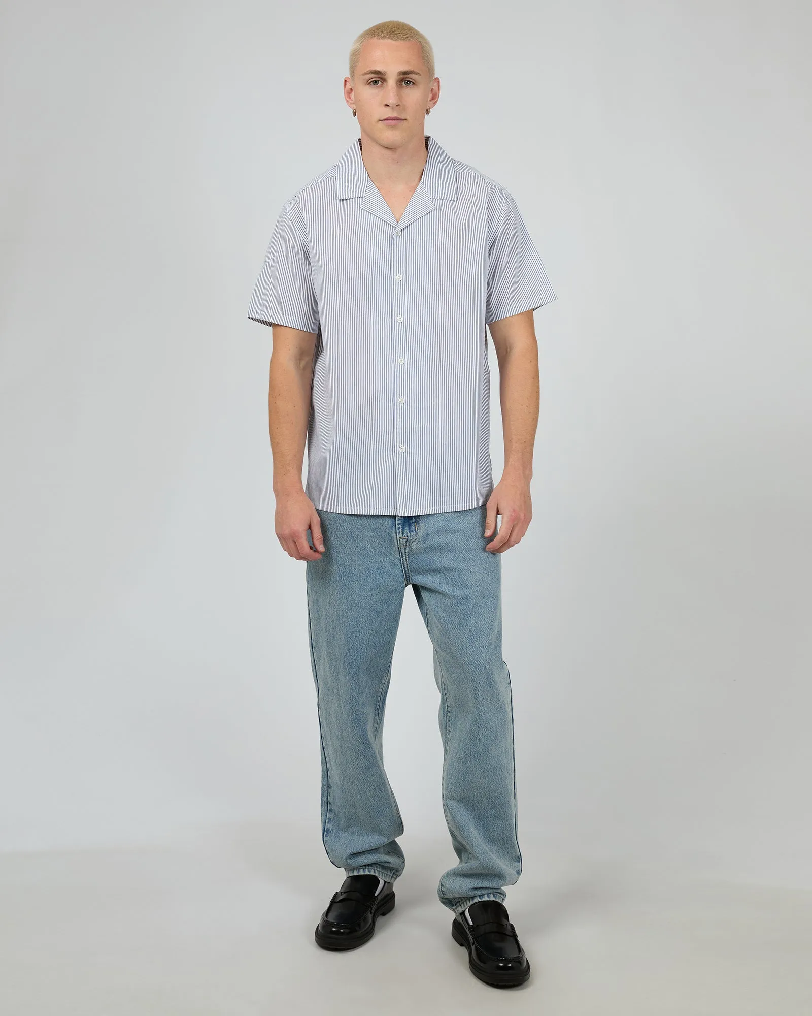 Charlie Stripe Shirt White