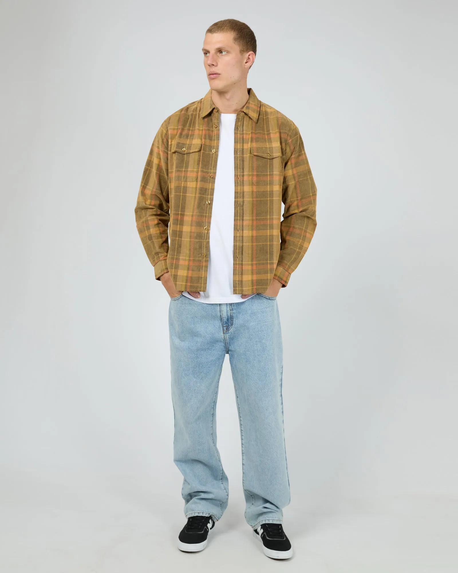 Check Cord Shirt Multicoloured