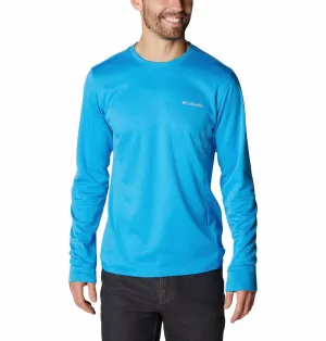Columbia Men Blue Omni-Wick Park View Crew Fleece Jacket