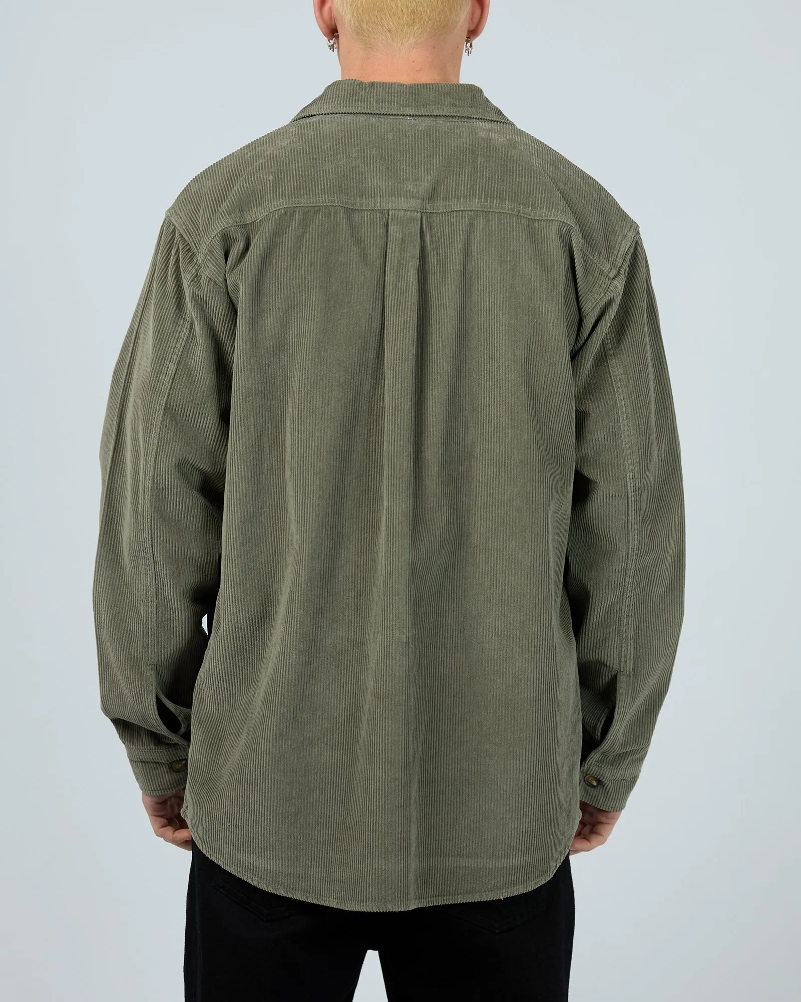 Cord Over Shirt Khaki