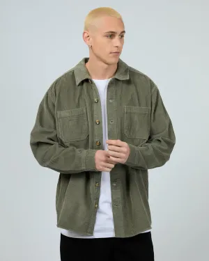Cord Over Shirt Khaki