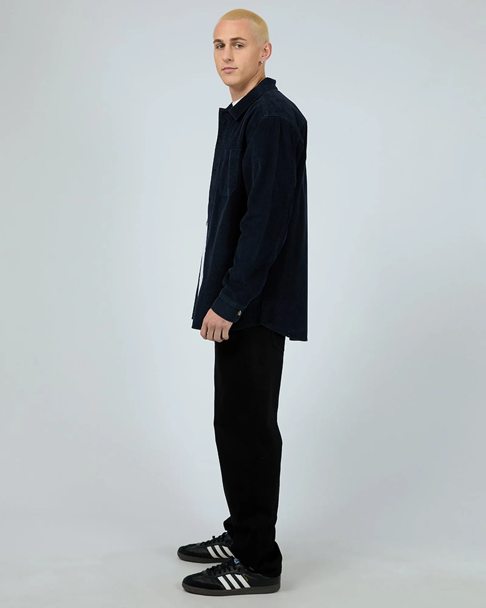 Cord Over Shirt Navy