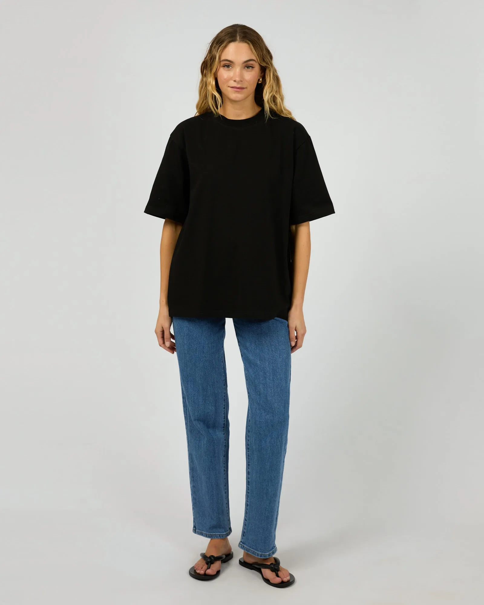 Core Oversized Tee Black