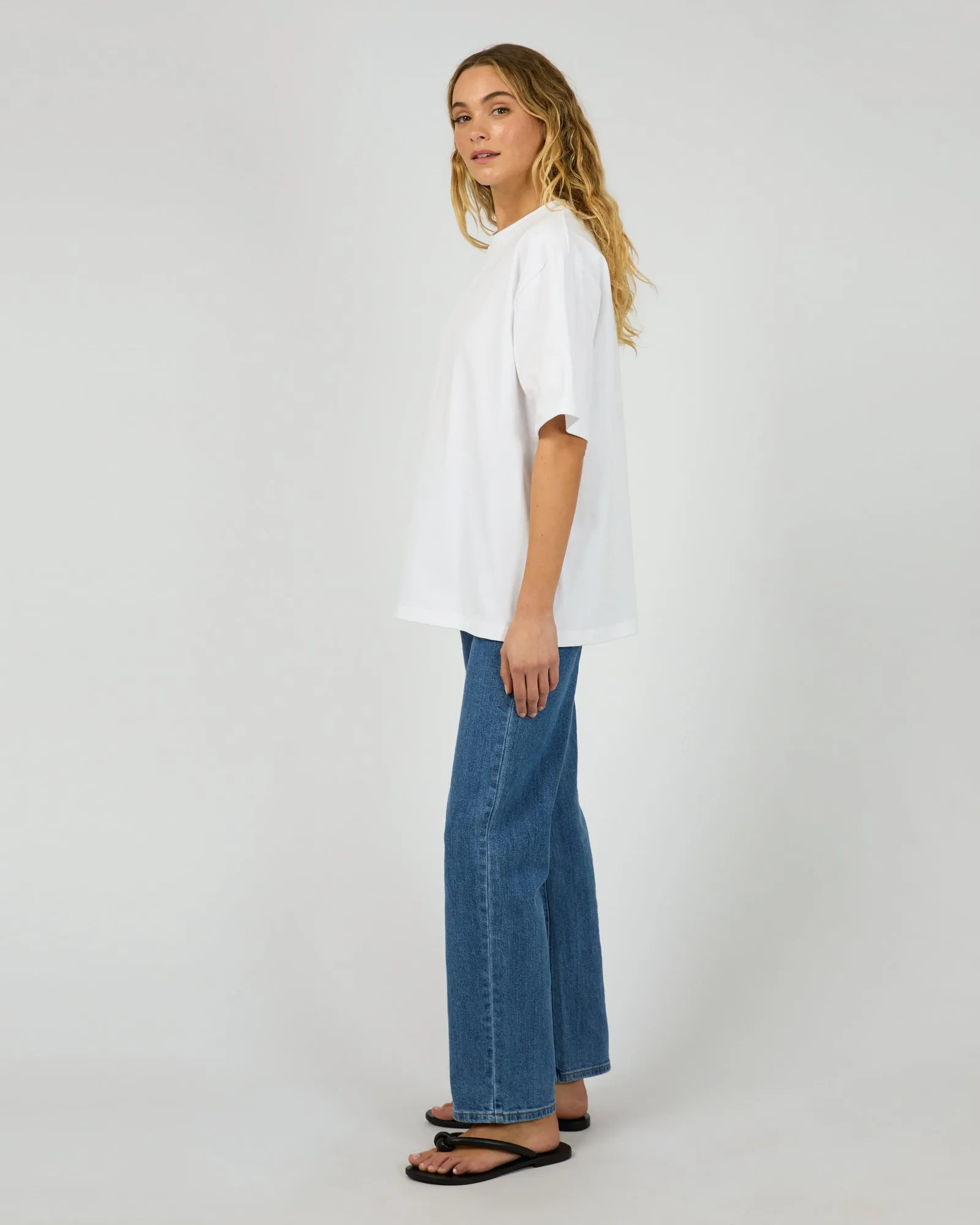 Core Oversized Tee White