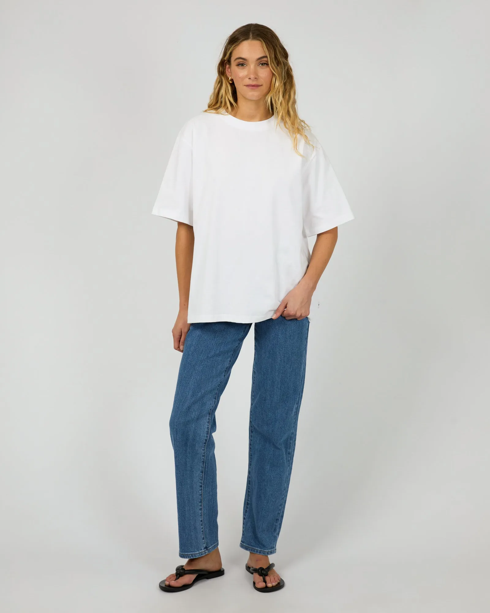 Core Oversized Tee White