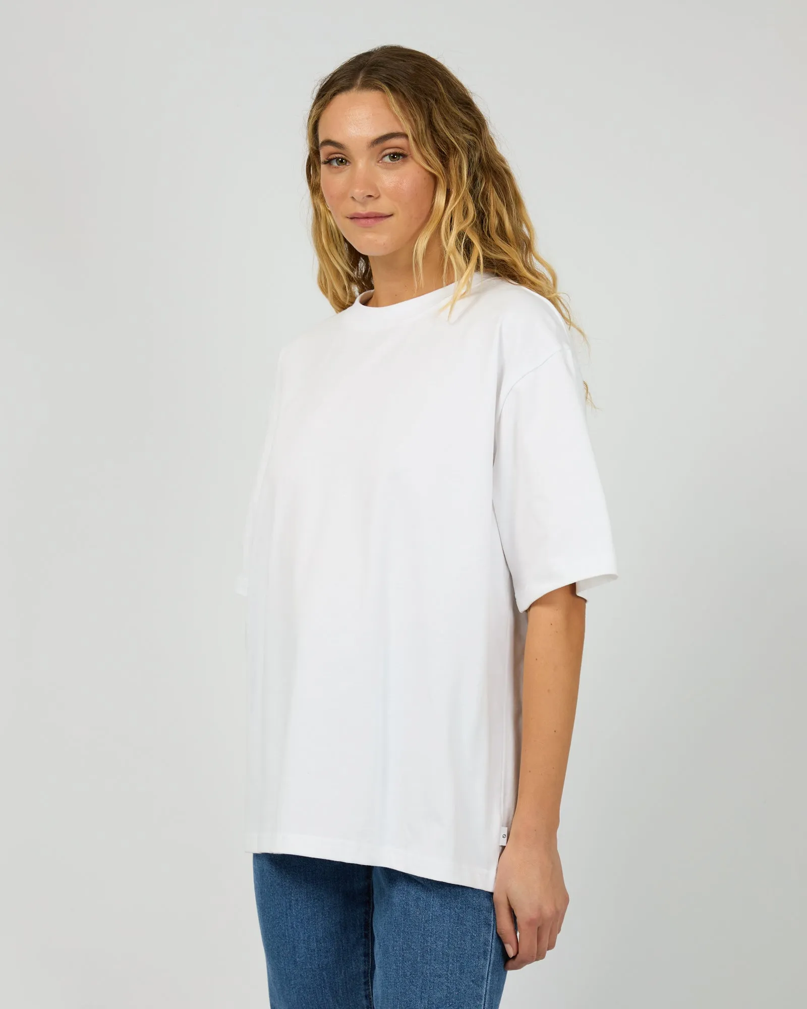 Core Oversized Tee White