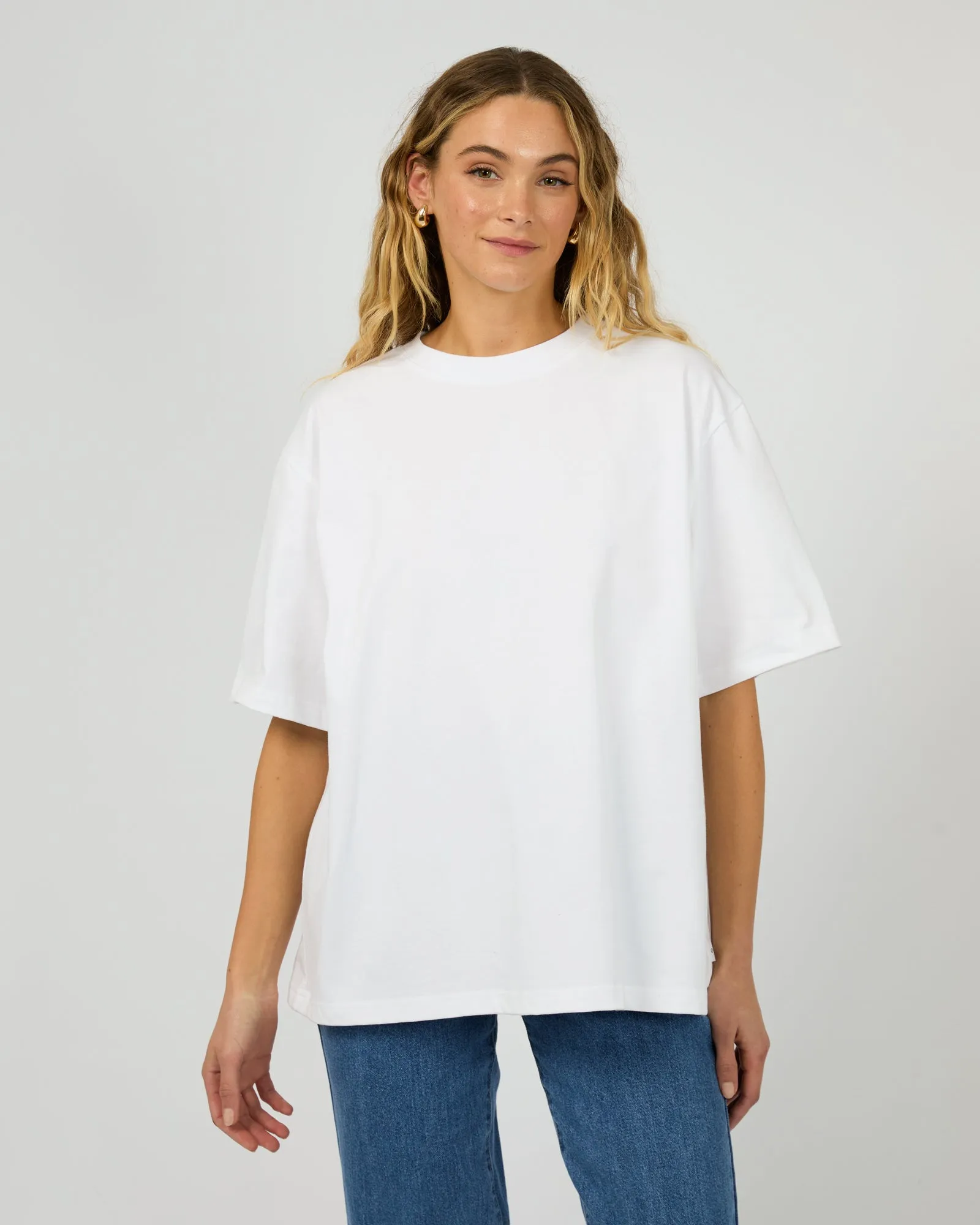 Core Oversized Tee White