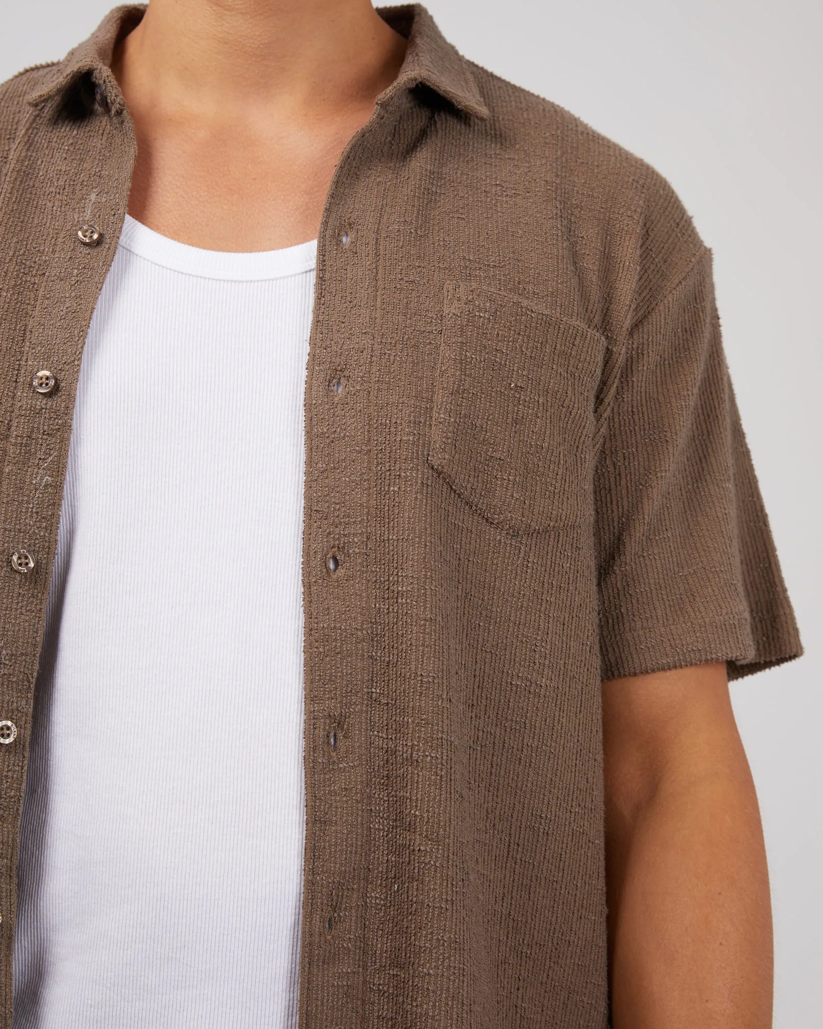 Cove Short Sleeve Shirt Mushroom