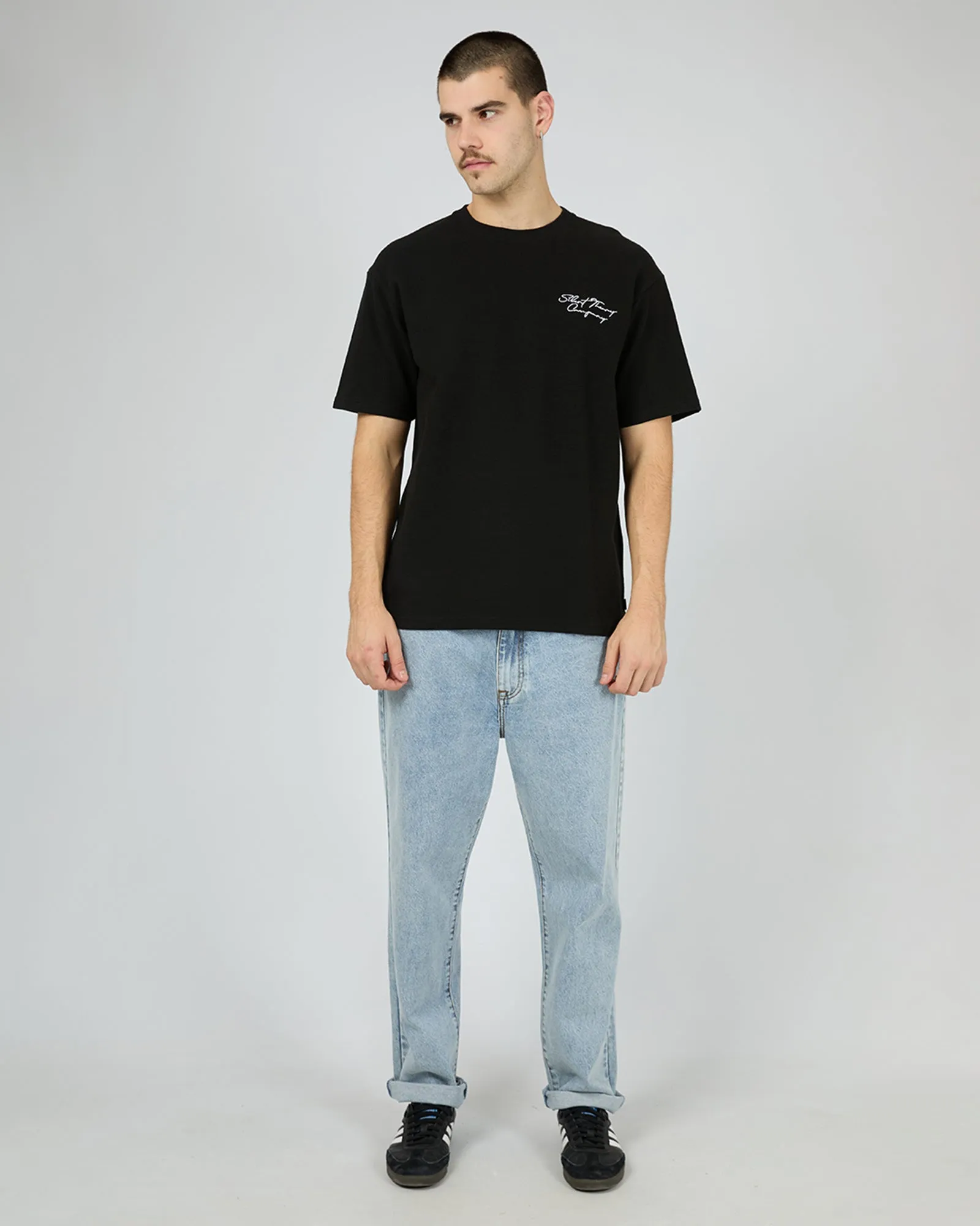 Critical Script Tee Black