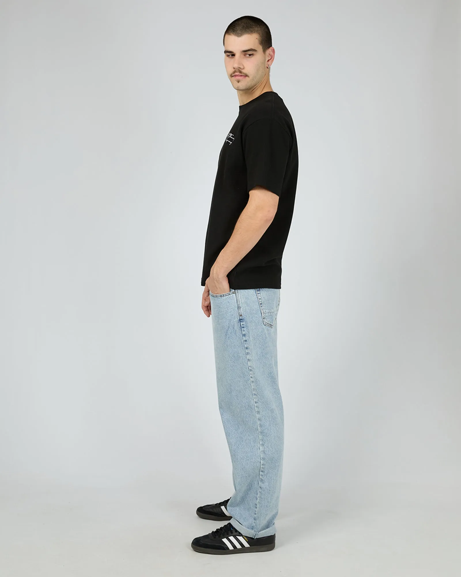 Critical Script Tee Black