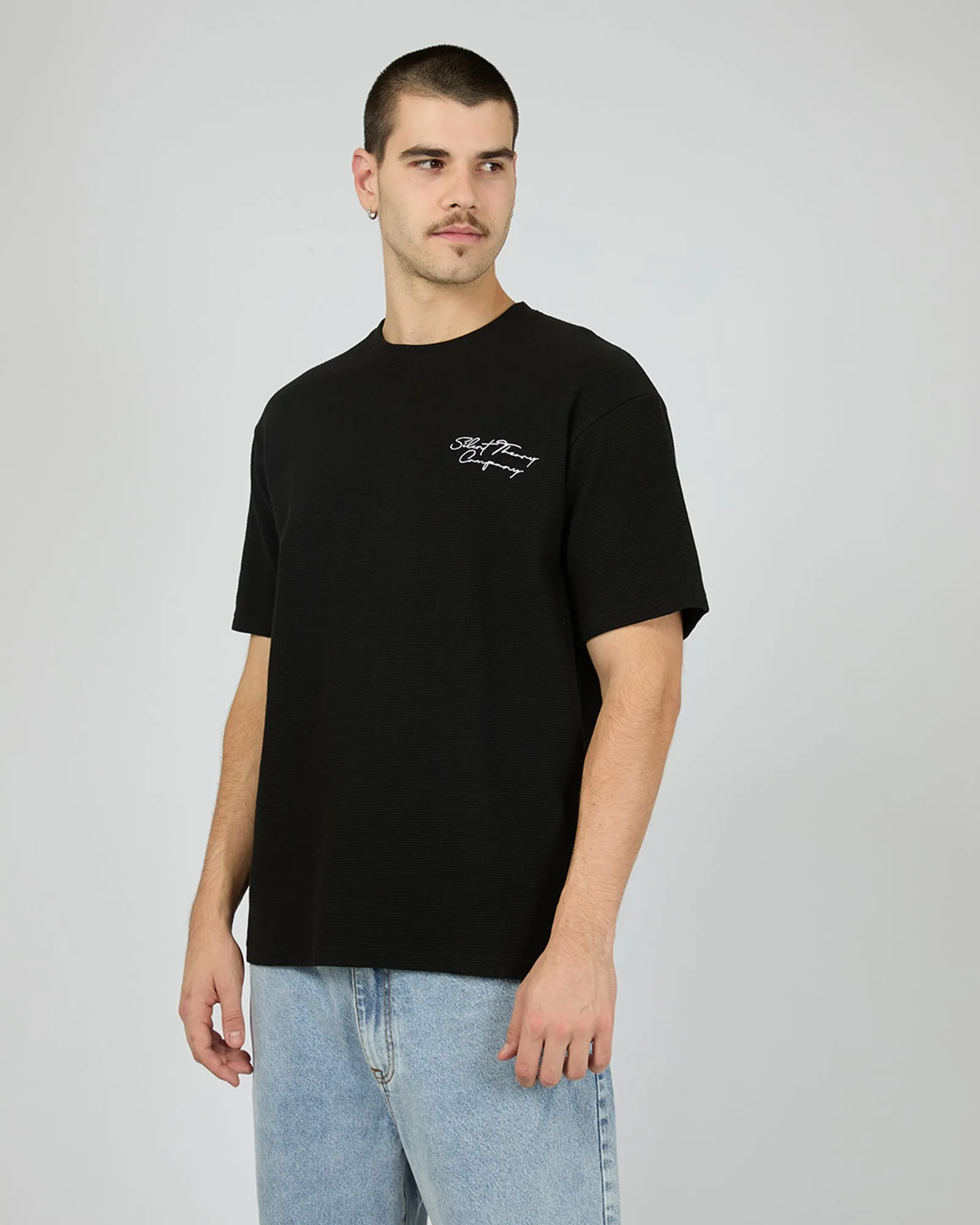 Critical Script Tee Black