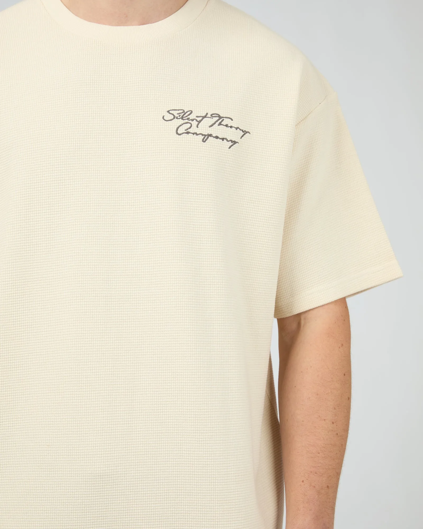 Critical Script Tee Natrual
