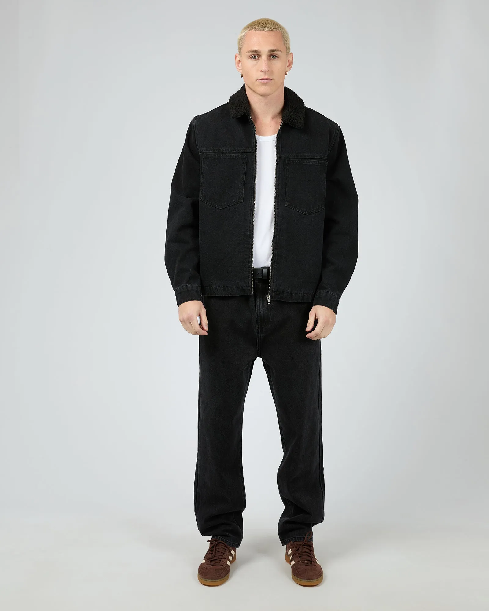 Defuse Jacket Washed Black