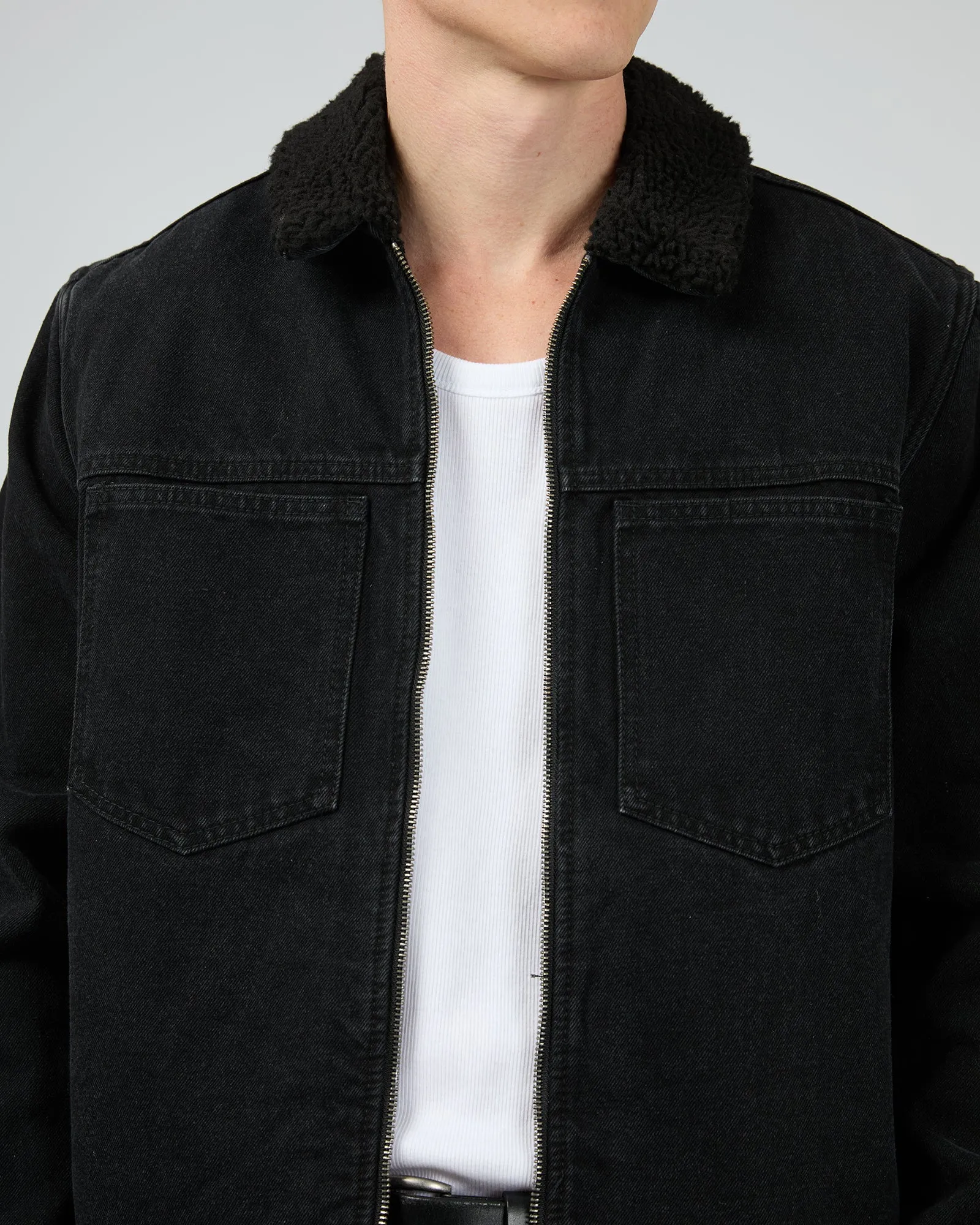 Defuse Jacket Washed Black