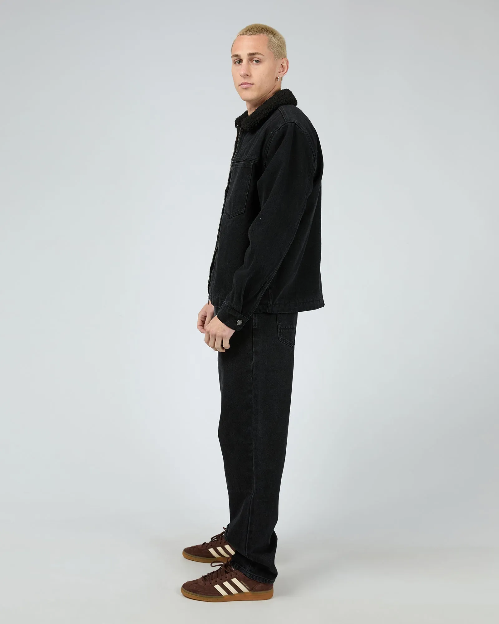Defuse Jacket Washed Black