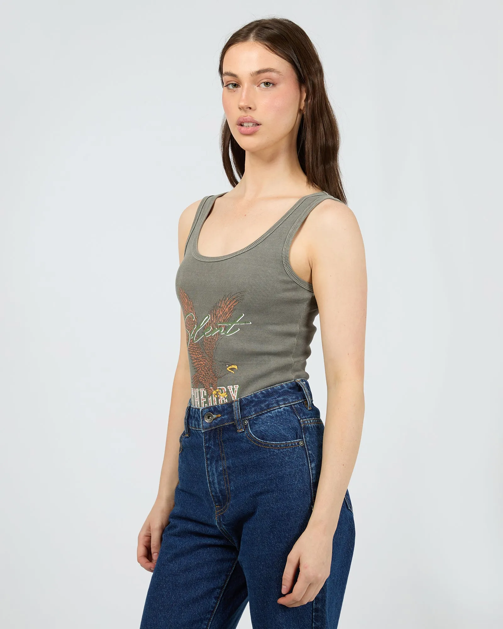 Departed Bodysuit Charcoal