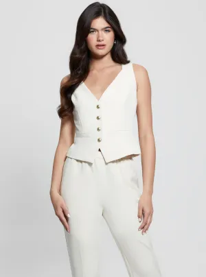 Eco White Fatima Vest Top Guess